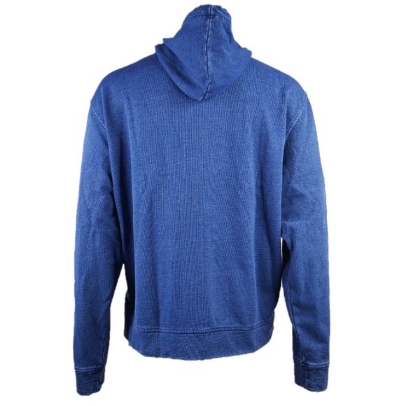 Peter Millar Full-Zip Indigo Fleece Hoodie 2XL XXL - Picture 3 of 10